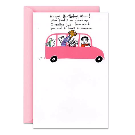 Funny Birthday Card For Mom