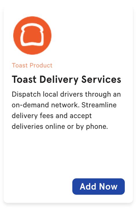 Getting Started: Toast Delivery Services Signup & Setup