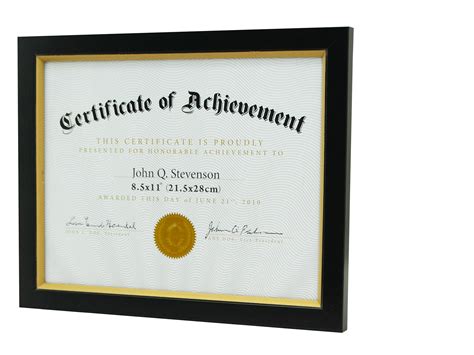 Certificate Frame 8.5x11 – Maxie Department Store