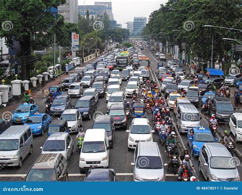 Traffic Jam In Indonesia Editorial Photo - Image: 48478011