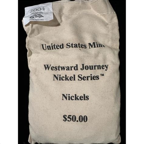 2004 United States Mint Westward Journey Keelboat Design (P) Nickel Series - $50 Nickels ...