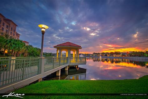 Sunset from the Lake at Palm Beach Gardens Florida | HDR Photography by ...