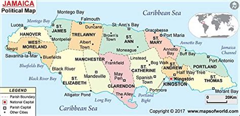 Jamaica Attractions Map