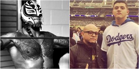 17 Pictures Of Rey Mysterio With No Mask Fans Need To See