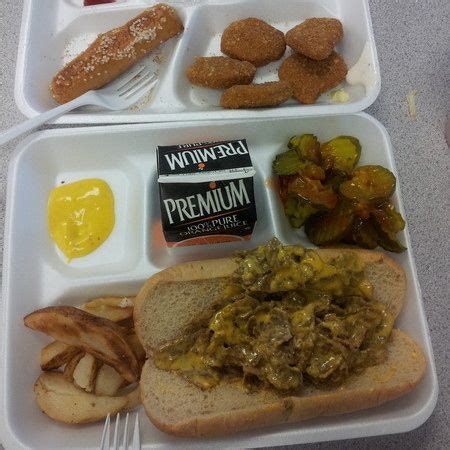 "Rubbery nuggets and burnt fries." | Food, School food, School lunch