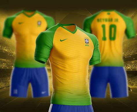 Brazil Soccer Team Jersey Redesign :: Behance