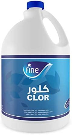 Fine Clor Original Liquid Bleach, Household Cleaner And Disinfectant, 3 ...