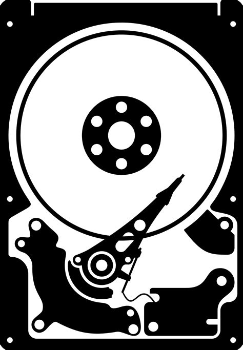 Clipart - Harddrive Front