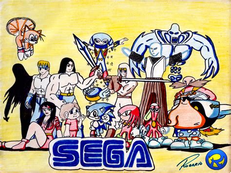 Sega Characters by rogferraz on DeviantArt