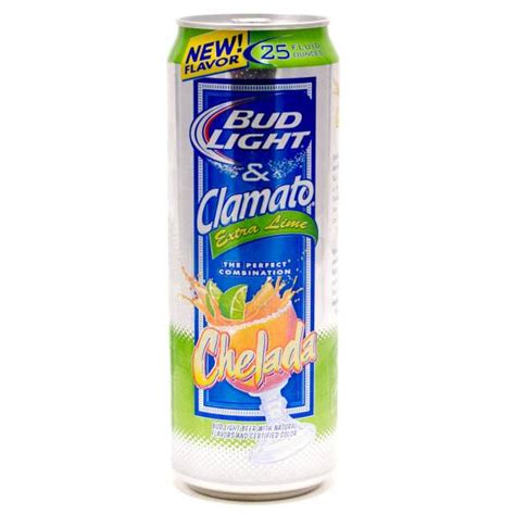 Bud Light & Clamato - Chelada Extra Lime - 25oz Can | Beer, Wine and ...