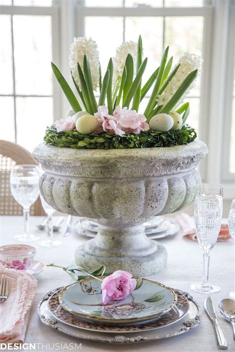 Easter Centerpieces: DIY a Super Easy Inexpensive Arrangement | Easter ...