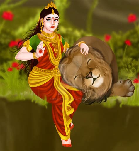 Maa Durga digital painting by 121nikhilmishra on DeviantArt