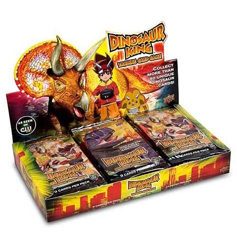 Dinosaur King Trading Card Game Booster Box - Upper Deck - Dinosaur ...