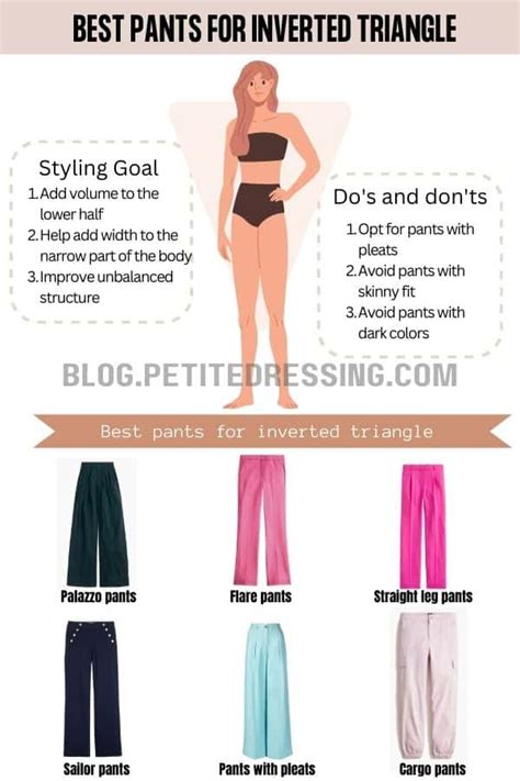 The Complete Pants Guide for the Inverted Triangle Shape