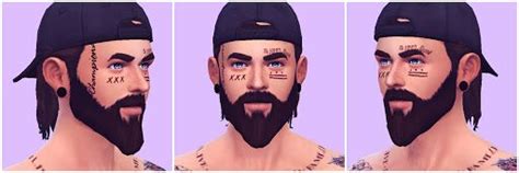 Face Tattoos Sims 4