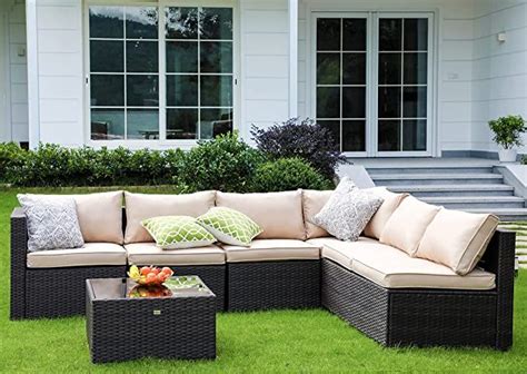 7 Piece Outdoor Patio Furniture Set