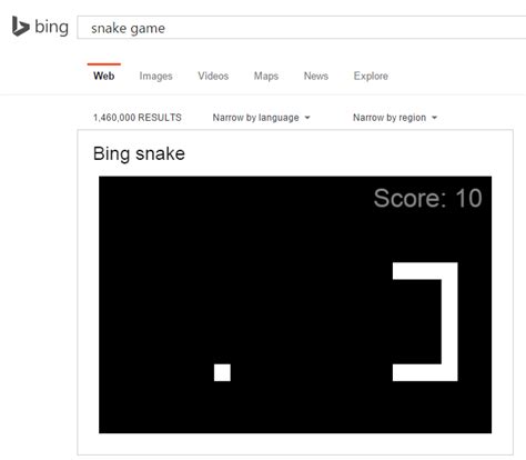 You can now play the classic game Snake directly in Bing | VentureBeat