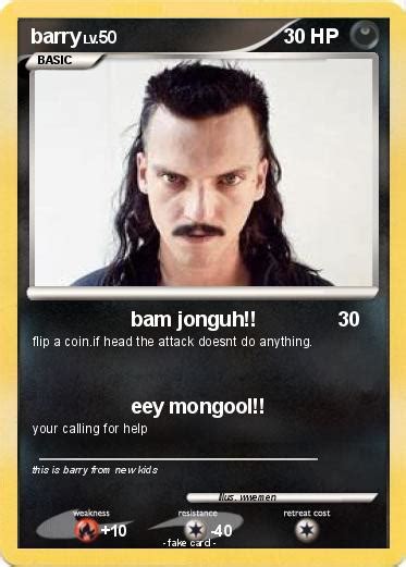 Pokémon barry 53 53 - bam jonguh!! - My Pokemon Card