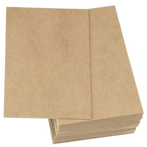 MDF Board - 30-Pack Wood Board, Medium Density Fibreboard, Hardwood Board, Brown, 5.875 x 7.875 ...