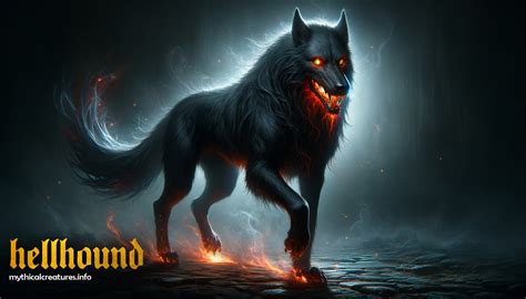 Hellhound - Hellish spectral canine | mythicalcreatures.info