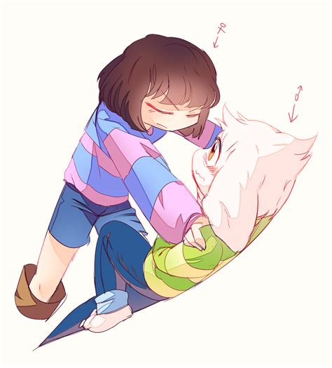 frisk x asriel by dearmydeer on DeviantArt