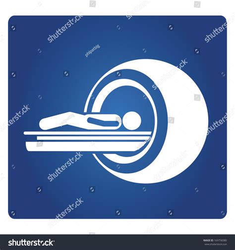 Ct Scan Sign Stock Vector Illustration 169758380 : Shutterstock