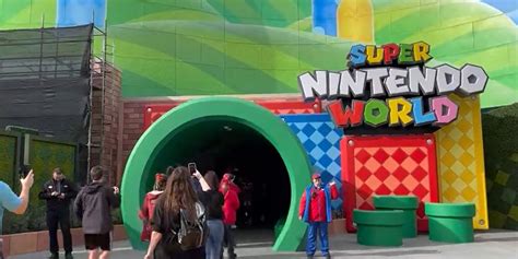 Super Nintendo World Hollywood Opens Early, Footage Shared Online