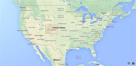 Where is Colorado on map USA