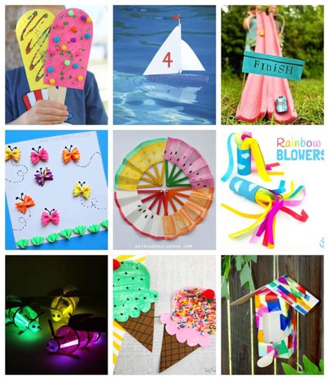 Easy Summer Kids Crafts That Anyone Can Make! - Happiness is Homemade