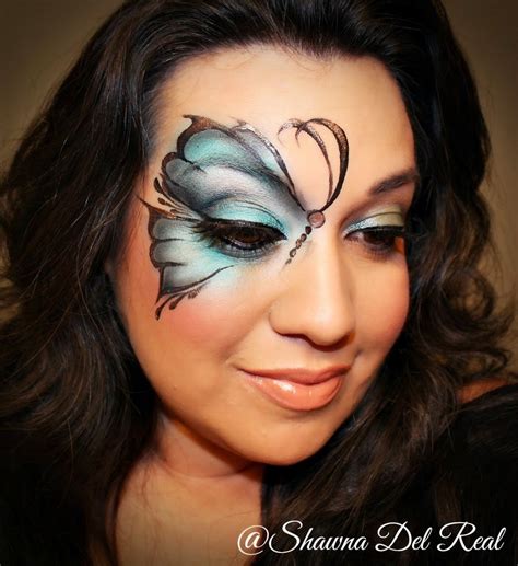 Shawna D. Make-up: Butterfly Airbrush Face Painting Tutorial