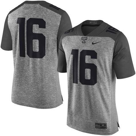 Men's Nike Heather Gray Tennessee Volunteers Gridiron Gray Limited ...