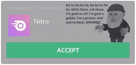 Fake nitro gift | Discord Games | Discord game, Nitro, Know your meme