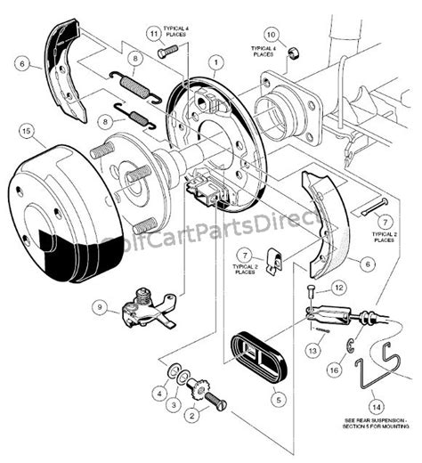 Car Brake Assembly Diagram