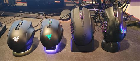 Comparing 4 generations of wireless Naga mice (Pro V2, Pro V1, Epic Chroma, Epic) : r/razer