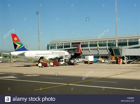 Durban South Africa King Shaka Airport SAA Airbus A319 at the Stock ...