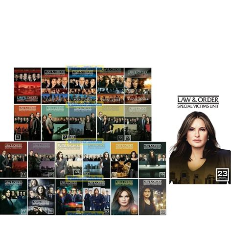 Law and Order Special Victims Unit SVU Complete Series Seasons 1-23 ...