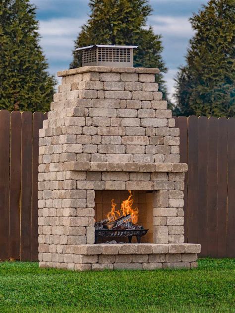 DIY Outdoor Fireplace Kits are Affordable and Easy to Build