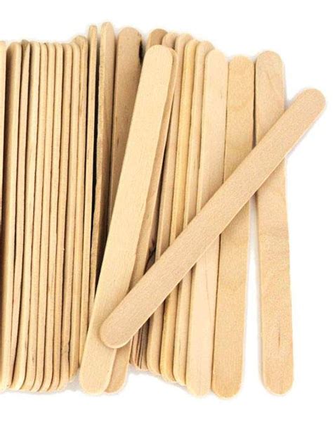 Standard Size Natural Wood Craft Sticks | Craft stick crafts, Wooden ...