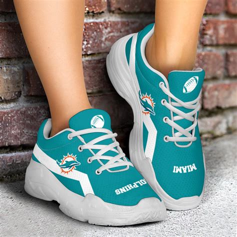 Edition Chunky Sneakers With Pro Miami Dolphins Shoes – Vota Color