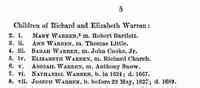 Descendants of Richard WARREN (1585-20 October 1628) ancestry | GREENERPASTURE