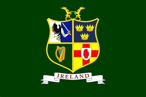 Flag and coat of arms of Leinster - Wikipedia | Coat of arms, Ireland ...