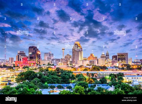 Texas town street night hi-res stock photography and images - Alamy