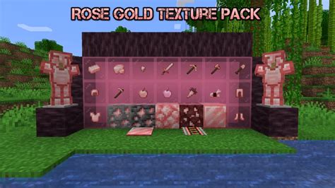 Rose Gold Texture Pack 1.20.2/1.20.1/1.20/1.19.2/1.19.1/1.19/1.18/1.17. ...