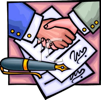 Signing a Contract Clip Art | Clipart Panda - Free Clipart Images