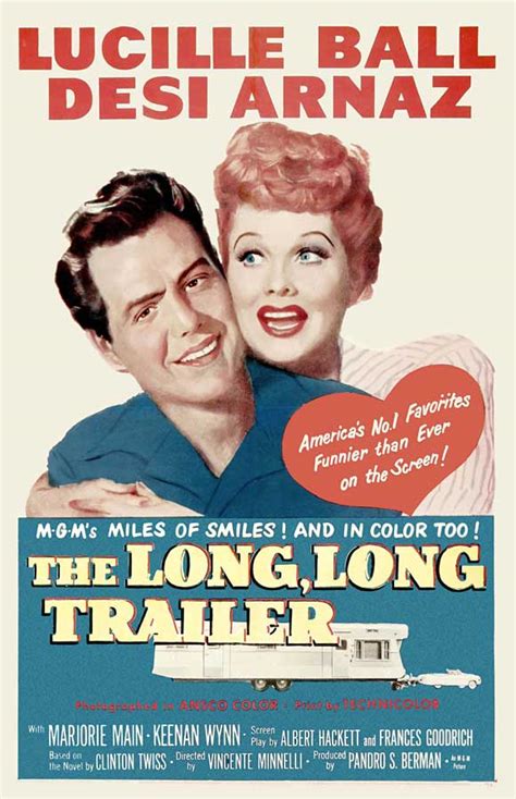 Love Those Classic Movies!!!: The Long, Long Trailer (1953) Lucy & Desi ...