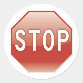 1,000+ Stop Sign Stickers and Stop Sign Sticker Designs | Zazzle