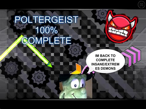 poltergeist 100% complete (geometry dash) by SilHenri on Newgrounds