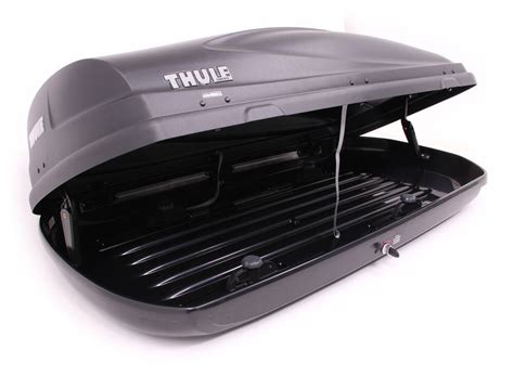 Thule Force Medium Rooftop Cargo Box - 13 cu ft - AeroSkin Black Thule Roof Box TH624