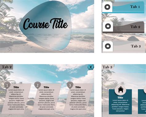 PowerPoint: Beach-Themed Template - Downloads - E-Learning Heroes