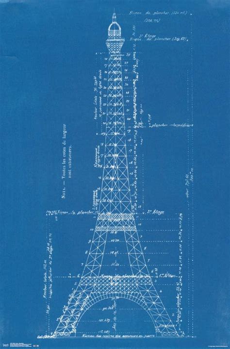 Eiffel Tower - Blueprints - Walmart.com - Walmart.com